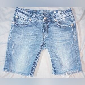 Miss Me Light Blue Jean Cut Off Shorts,Size 29